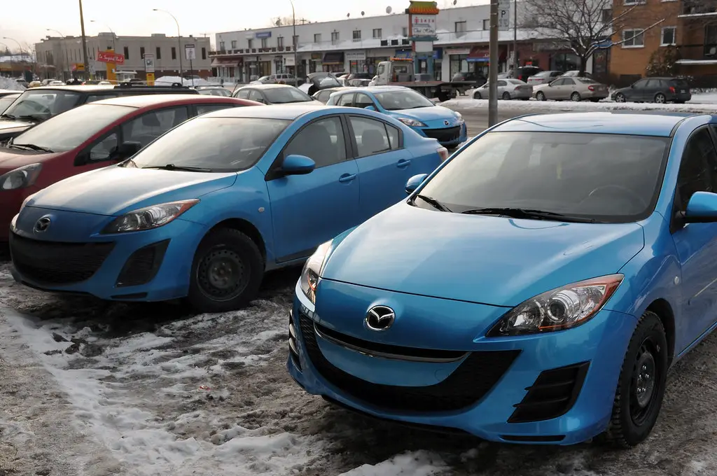Mazda SUV Blue
