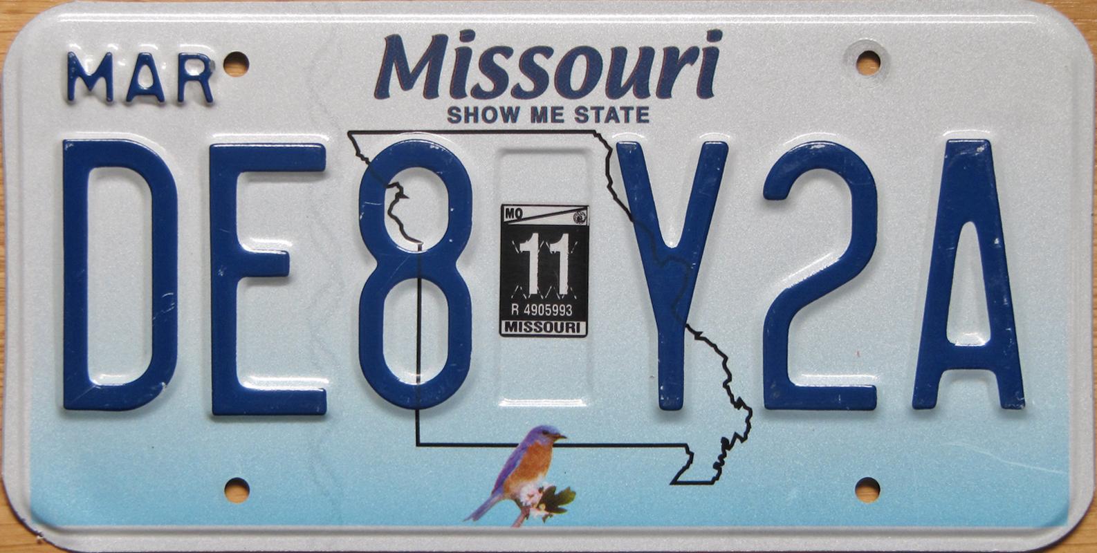 Missouri Front License Plate Is A Front License Plate Required?